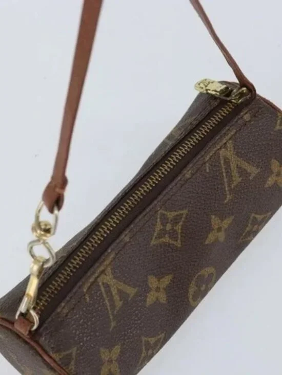 LOUIS VUITTON Monogram Papillon Pouch LV Auth - Picture 6 of 16